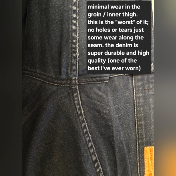 Maison Scotch Haut High-Rise Skinny Dark Blue Wash Jeans - W29/L32 - Picture 7 of 8